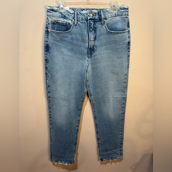 Good American Good Boy Straight Jeans Sz 10/30 NWT - Picture 1 of 8